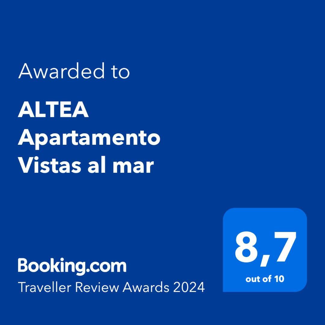 Altea Apartamento Vistas Al Mar Exterior foto